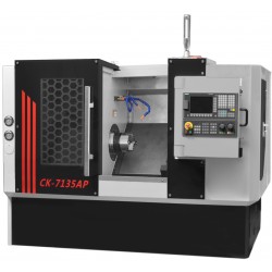 CNC струг CK7135AP с наклонено легло