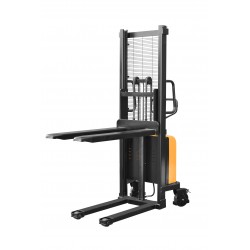 Półelektryczny masztowy wózek paletowy B1016 (udźwig 1000 kg, unoszenie 1600 mm)
