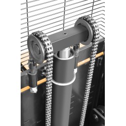 Półelektryczny masztowy wózek paletowy B1016 (udźwig 1000 kg, unoszenie 1600 mm)