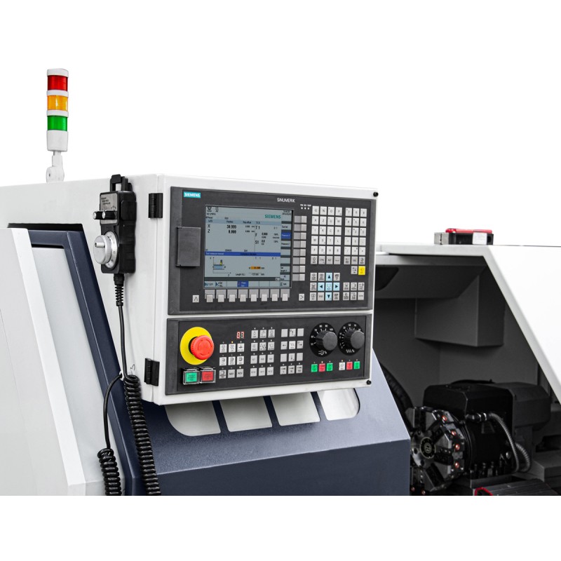 CNC струг 360x750 с хидравличен патрон, Siemens Sinumerik