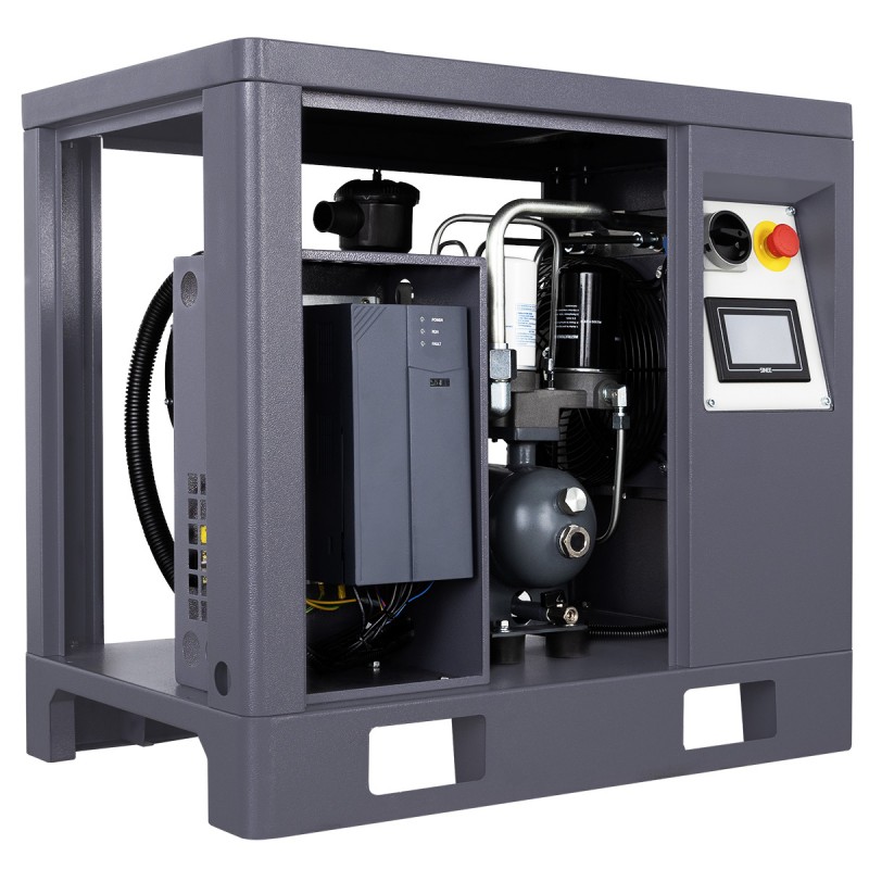 Винтов компресор с инвертор CORMAK LUFT 400 – 10 бара – 380 л/мин. 3,0 kW – 230 V