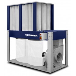 Промишлен аспиратор за прах и дървени стружки CORMAK DCV6000E