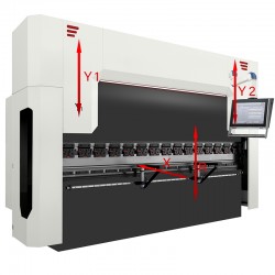 Хидравлична абкант-преса CORMAK CNC ULTIMATE 4+1 80×3200 DA-53TX