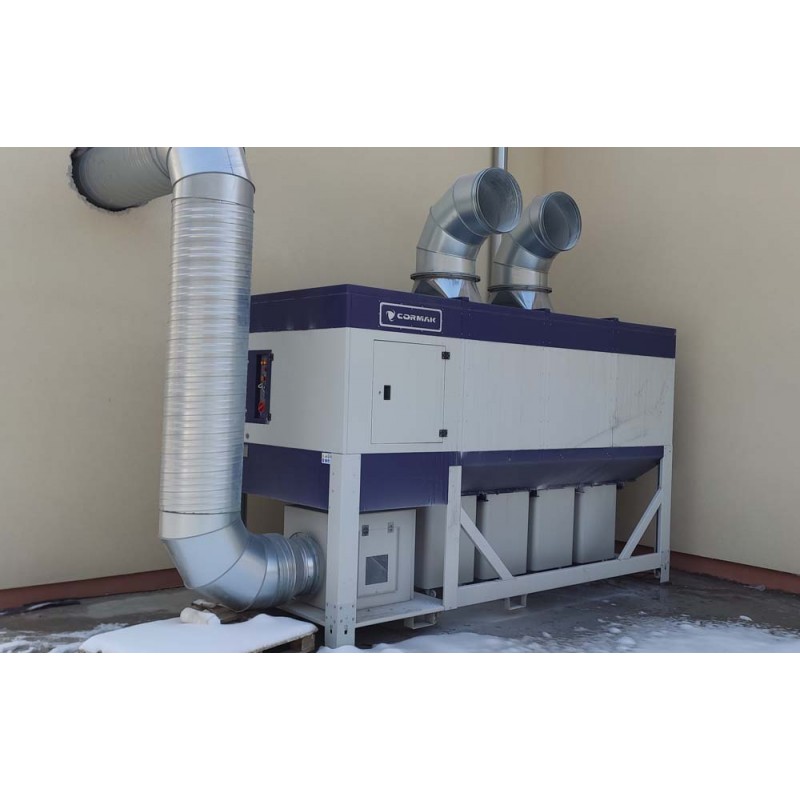 Промишлена аспирационна система за прах и дървени стружки CORMAK DCV8900TC SUPER SAFE VIBER