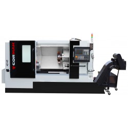 Струг с ЦПУ CK7160X1000, хидравличен патрон, 12 инструмента, Siemens Sinumerik 808D