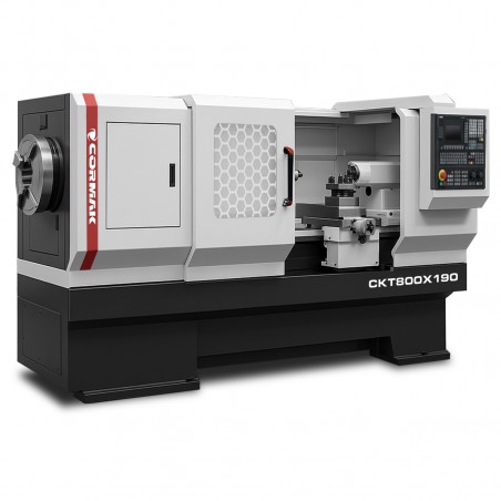 CNC струг за тръби CORMAK CKT800 с проход на шпиндела 130 мм, Siemens Sinumerik