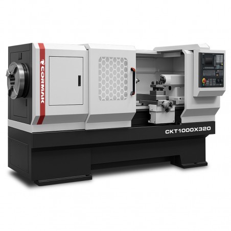 CNC струг за тръби CORMAK CKT1000, проход на шпиндела 320 мм, SIEMENS SINUMERIK