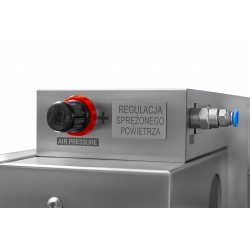Кабинна машина за водно пясъкоструене от неръждаема стомана INOX KDPM190