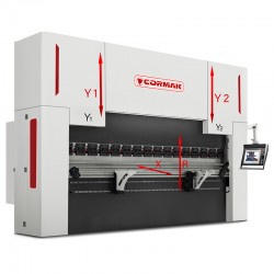 Хидравлична абкант-преса CORMAK CNC SERVO ELITE 160×2500 DA-58T
