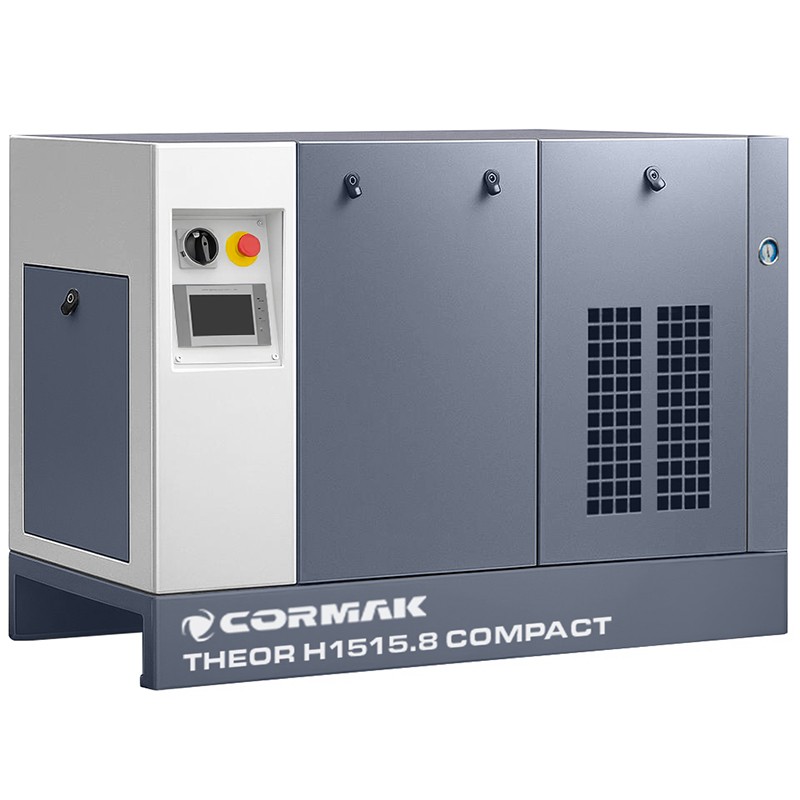 Kompresor wysokociśnieniowy sprężarka śrubowa 15kW 15,8bar COMPACT z osuszaczem i zbiornikiem 500L do wycinarek laserowych FIBER