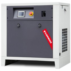 Sprężarka śrubowa z falownikiem LUFT 1000 - 7,5kW - 950 L/min. + Osuszacz ziębniczy N10S + Zbiornik ciśnieniowy pionowy 1000 L