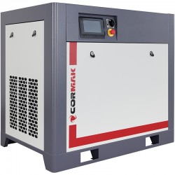 Винтов компресор с инвертор THEOR 30 – 22 kW – 3200 л/мин. + Рефрижераторен осушител N30S + Вертикален напорни резервоар 1000 л