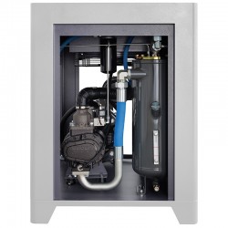Sprężarka śrubowa z falownikiem LUFT 1500 - 11kW - 1580 L/min. + Osuszacz ziębniczy N20S + Zbiornik ciśnieniowy pionowy 1000 L