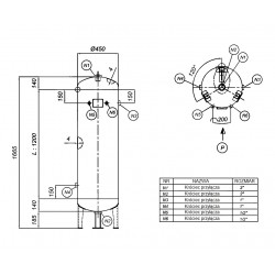 Винтов компресор LUFT 700 VSD+PM – 5,5 kW – 650 л/мин. + Рефрижераторен осушител N10S + Вертикален резервоар под налягане 200 л