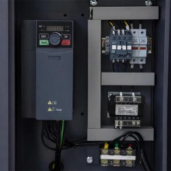 Винтов компресор LUFT 700 VSD+PM – 5,5 kW – 650 л/мин. + Рефрижераторен осушител N10S + Вертикален резервоар под налягане 200 л