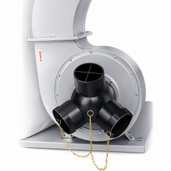 Система за отвод на дървени стърготини, стружки и прах CORMAK FM300S + антистатичен маркуч 3 м