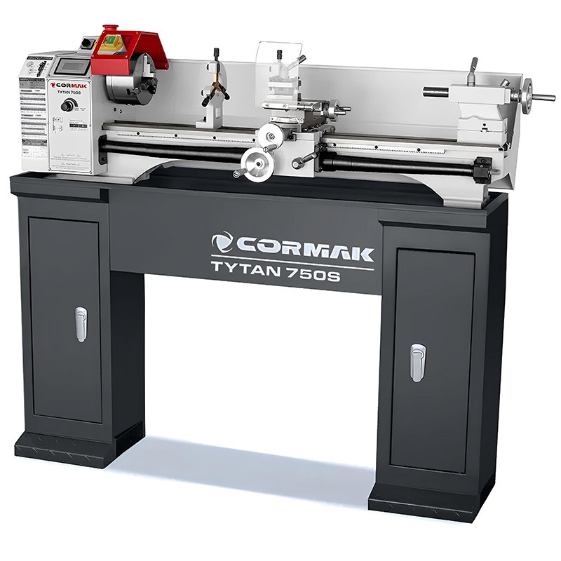 Универсален конвенционален струг CORMAK TYTAN 220x750S VARIO 230V с основа