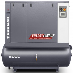 Винтов компресор с осушител и резервоар 500 л – LUFT 1000 VSD+PM COMPACT 7,5 kW – 950 л/мин