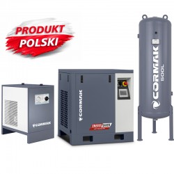 Винтов компресор LUFT 700 VSD+PM – 5,5 kW – 650 л/мин. + Рефрижераторен осушител N10S + Вертикален резервоар под налягане 500 л
