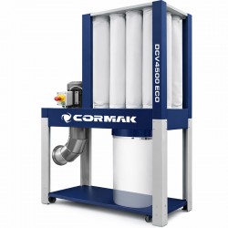 Индустриален прахоуловител за дървесен прах и стружки CORMAK DCV4500E | Производител CORMAK