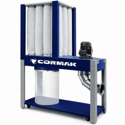 Индустриален прахоуловител за дървесен прах и стружки CORMAK DCV4500E | Производител CORMAK