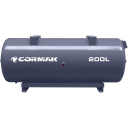 Sprężarka śrubowa na zbiorniku poziomym 200L - LUFT 700 5,5kW 400V - 650 L/min