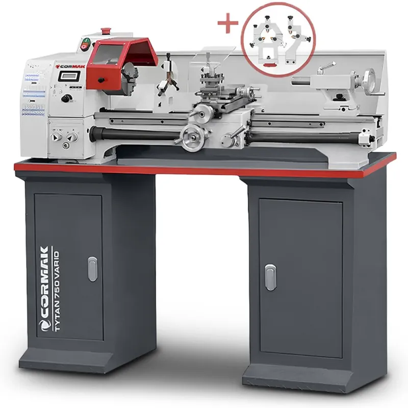 Универсален конвенционален струг CORMAK TYTAN 250x750 Vario 230V