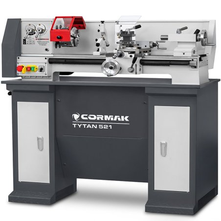 Tokarka uniwersalna CORMAK TYTAN 210x400 VARIO 230V | Tokarka do metalu