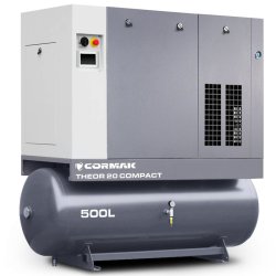 Винтов компресор с осушител и резервоар 500 л – THEOR 20 COMPACT – 15 кВт – 2000 л/мин.