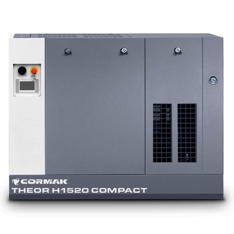 Високонапорна винтова компресорна система 15 kW – 20 bar COMPACT с осушител и резервоар 500 л за FIBER лазерни машини за рязане