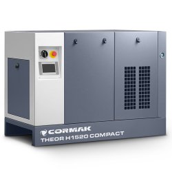 Високонапорна винтова компресорна система 15 kW – 20 bar COMPACT с осушител и резервоар 500 л за FIBER лазерни машини за рязане