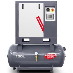 Sprężarka śrubowa na zbiorniku poziomym 150L - LUFT 400 3,0kW 230V - 380 L/min