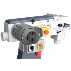 Лентова шлифовъчна машина за метал CORMAK SM100 със стойка – 2 скорости