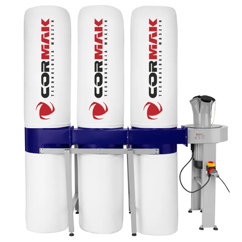 Прахоуловител за дървени стърготини, стружки и прах CORMAK FM350