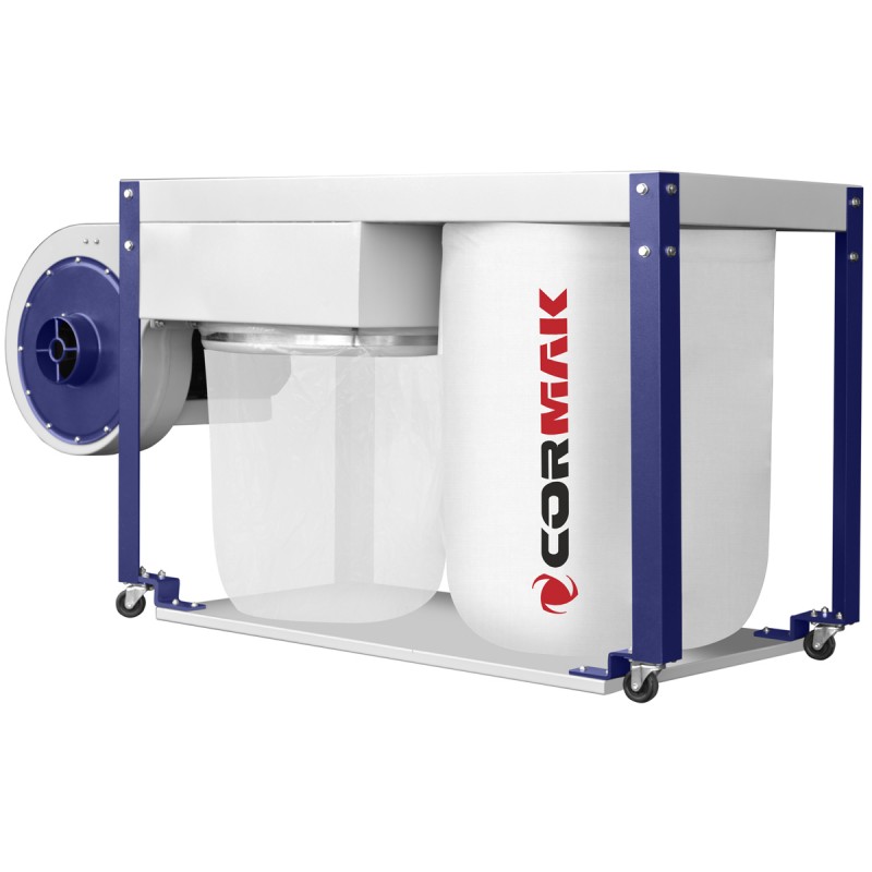 Аспиратор за дървени стърготини, стружки и прах CORMAK DC2200P